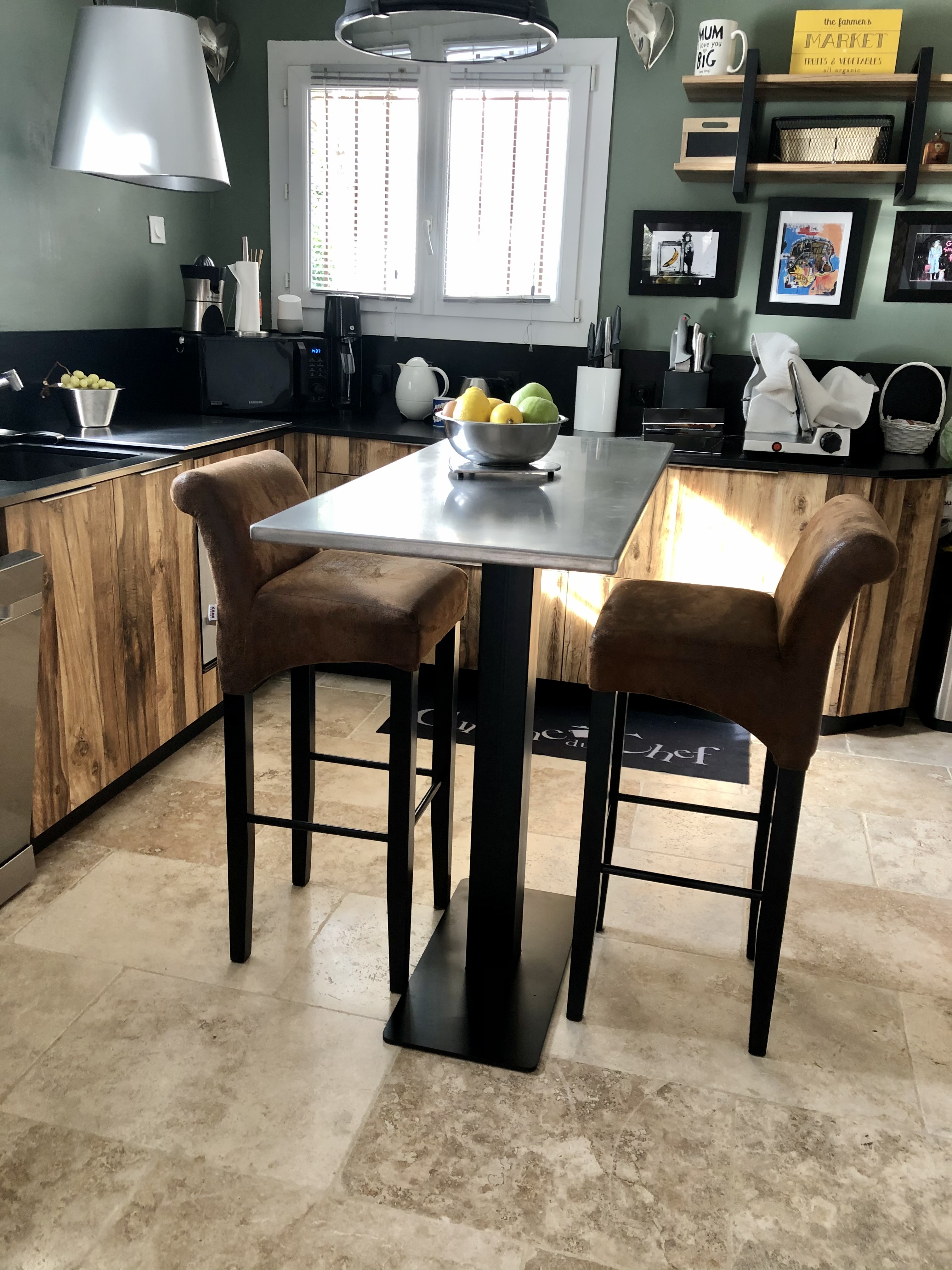 Table inox sur mesure
